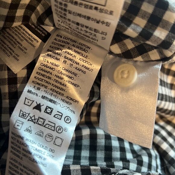 NWT Levi’s checkered plaid button front shirt size Small - Picture 5 of 5